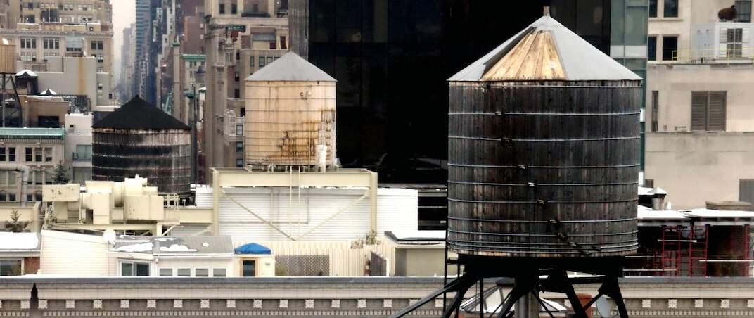 Water towers in New York